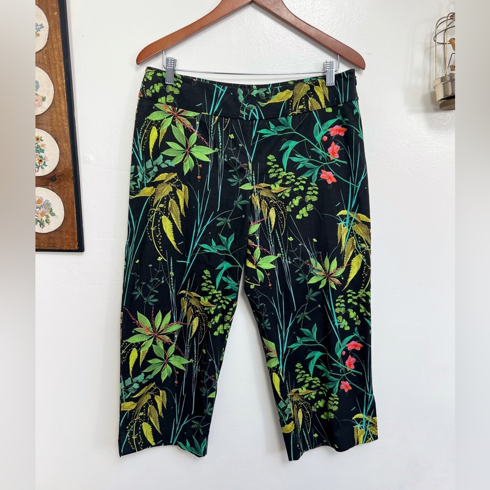 Randy Kemper Herbaceous Print Matching Casual Blazer and Cropped Pants Set - Picture 8 of 13